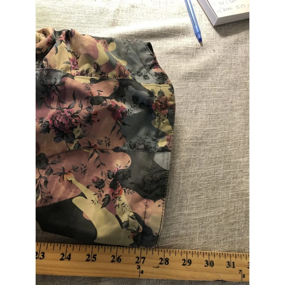 Obermeyer Snow Pants Girls Large 14-16 Pink Camo Floral Insulated Ski Snowboard